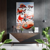 NFL Brushed Aluminum Dibond Wall Art.